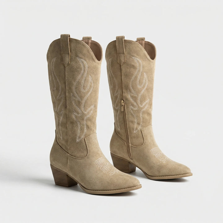 Dames Cowboylaarzen Met Zijrits - Margarita