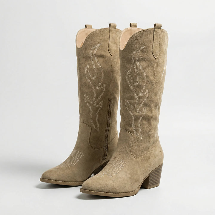 Dames Cowboylaarzen Met Zijrits - Margarita