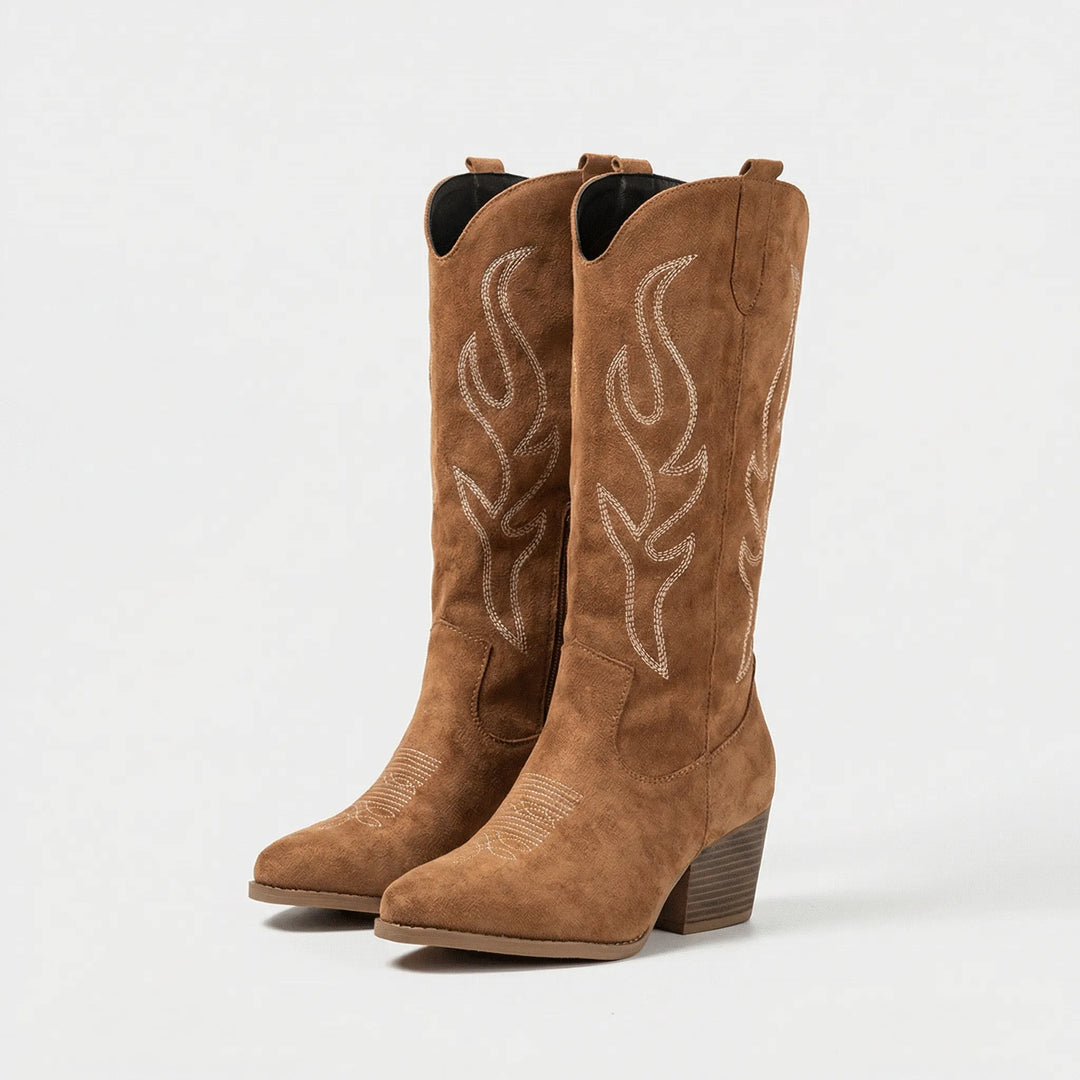 Dames Cowboylaarzen Met Zijrits - Margarita