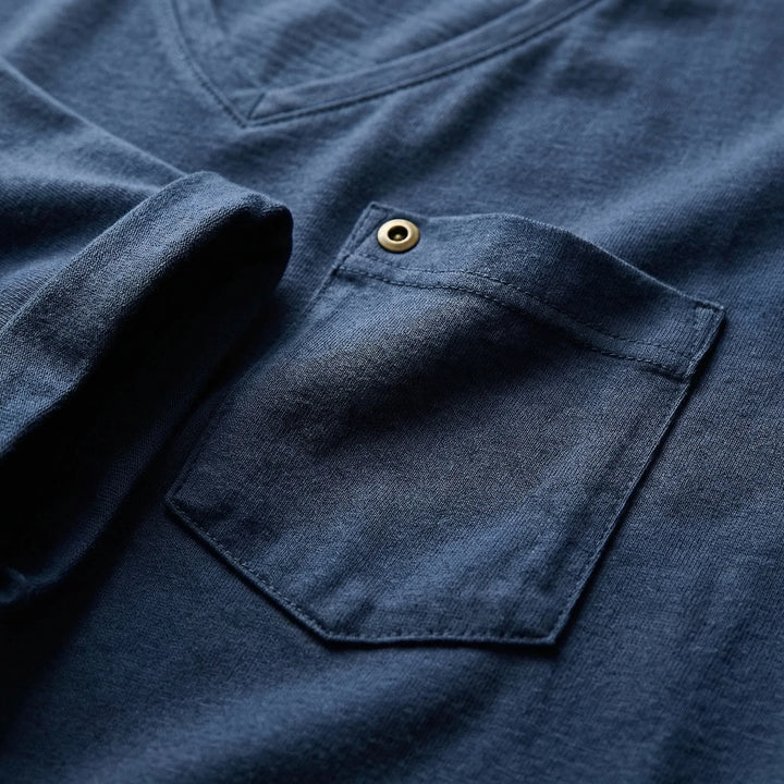 Deep V-Neck Short Sleeve Tee - Ross