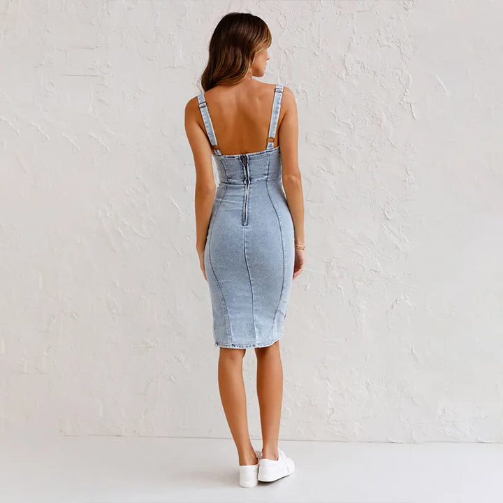 Stylish dress with slit – Rike