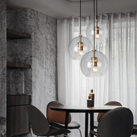 Nowoczesna lampa wisząca z aluminium i szkła - LumaLite