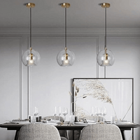 Nowoczesna lampa wisząca z aluminium i szkła - LumaLite