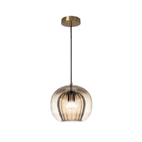 Nowoczesna lampa wisząca z aluminium i szkła - LumaLite