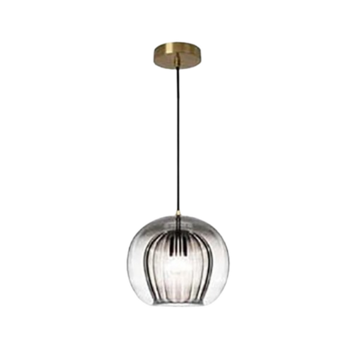 Nowoczesna lampa wisząca z aluminium i szkła - LumaLite