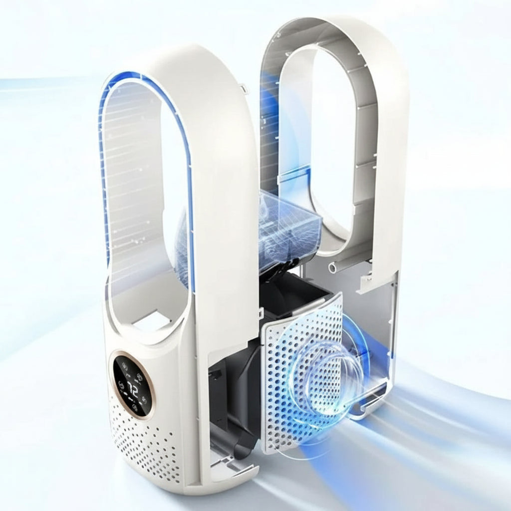 Desktop Bladeless Cooling Fan - AeroBreeze