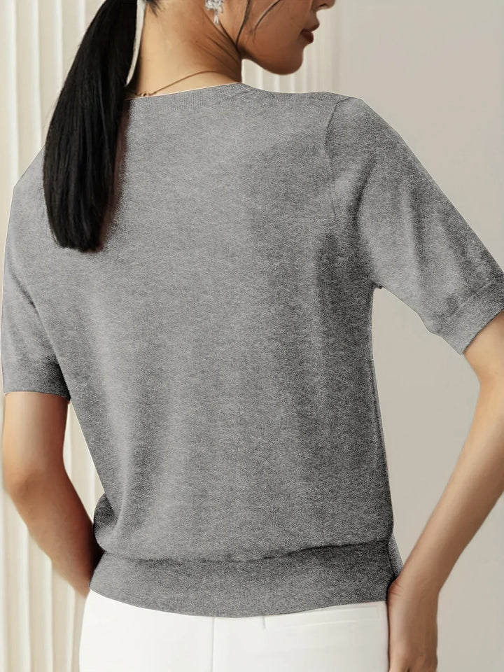Women's Short Sleeve Sweater – Mila