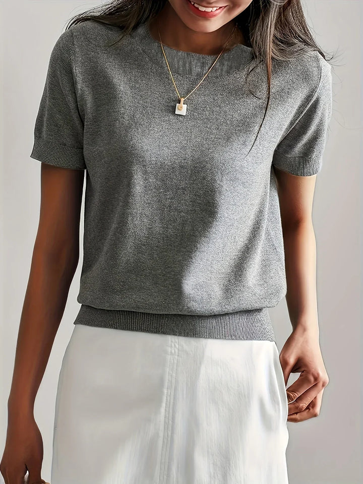 Women's Short Sleeve Sweater – Mila