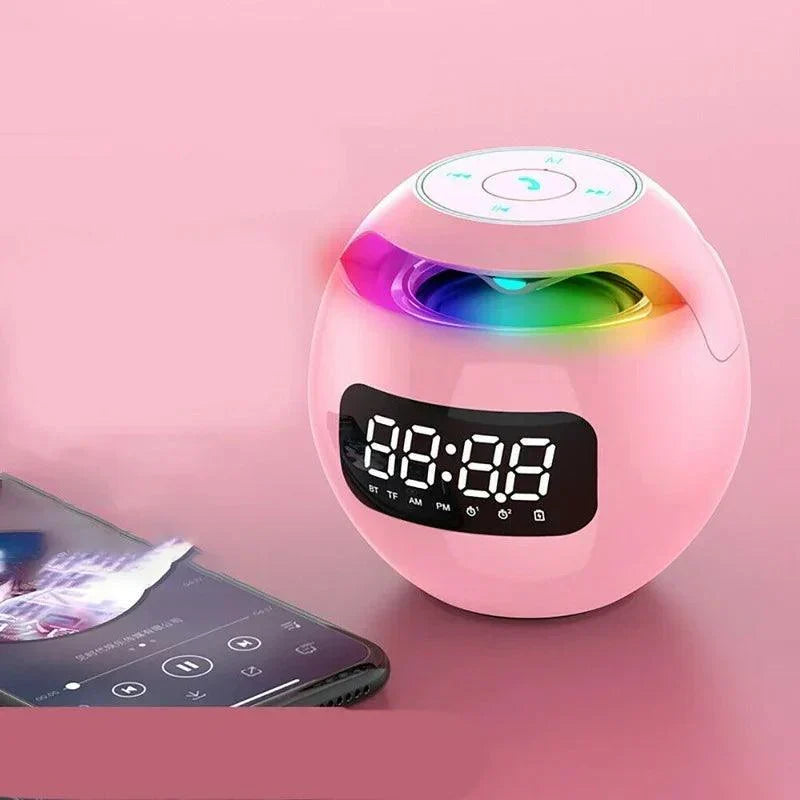 Digital Alarm Clock With Bluetooth Speaker - SphereBeat