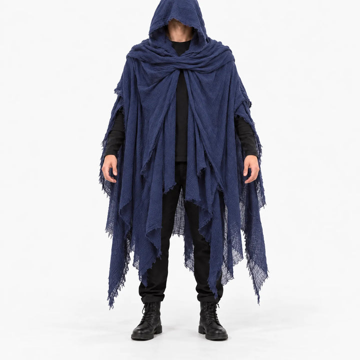 Distressed Hooded Cloak - Grimward