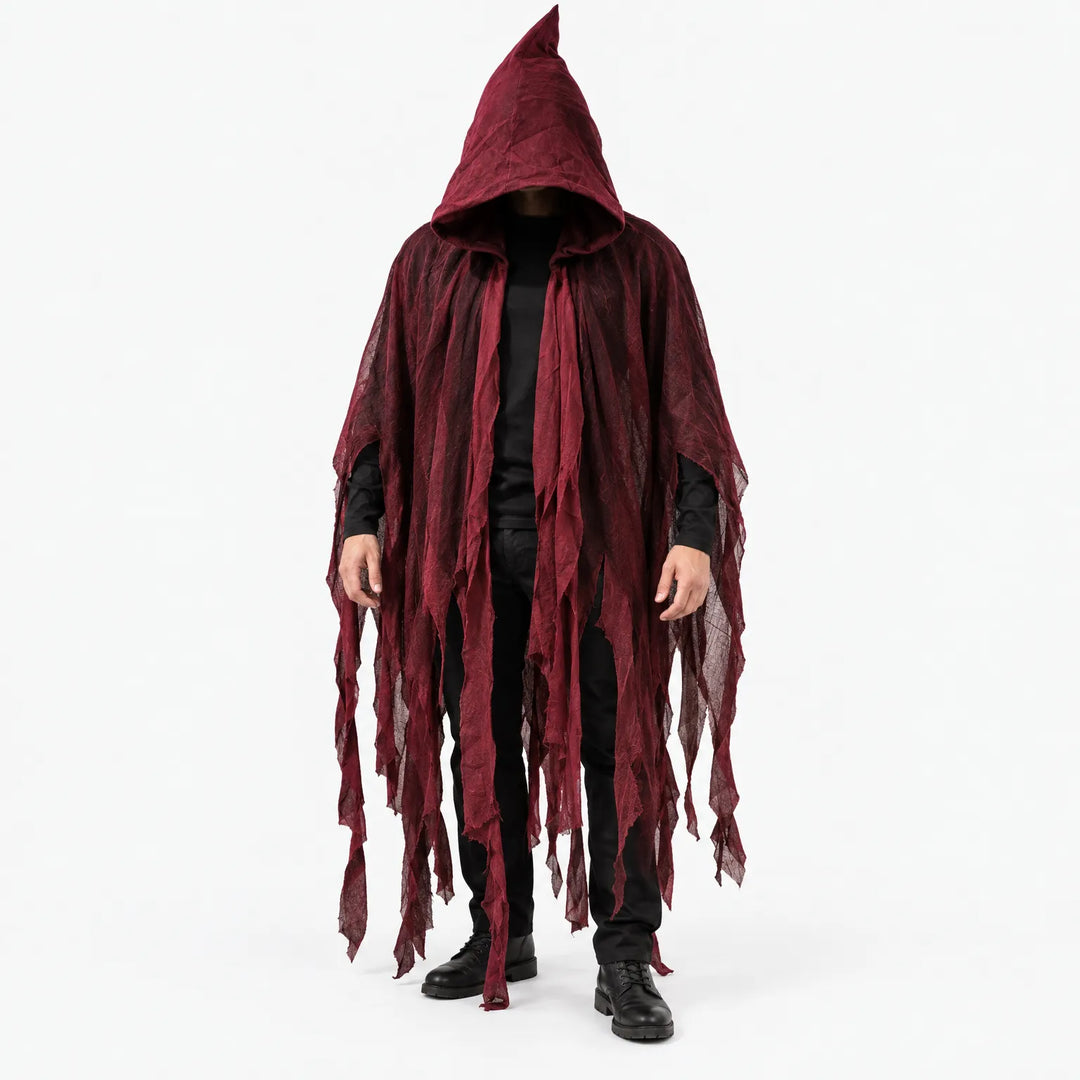 Distressed Hooded Cloak - Grimward