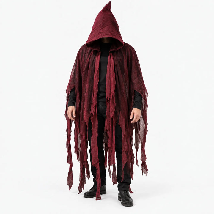 Distressed Hooded Cloak - Grimward