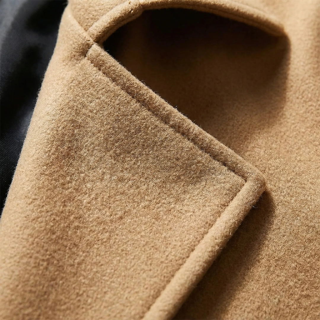 Doppelreihiger Langer Mantel - Henrick