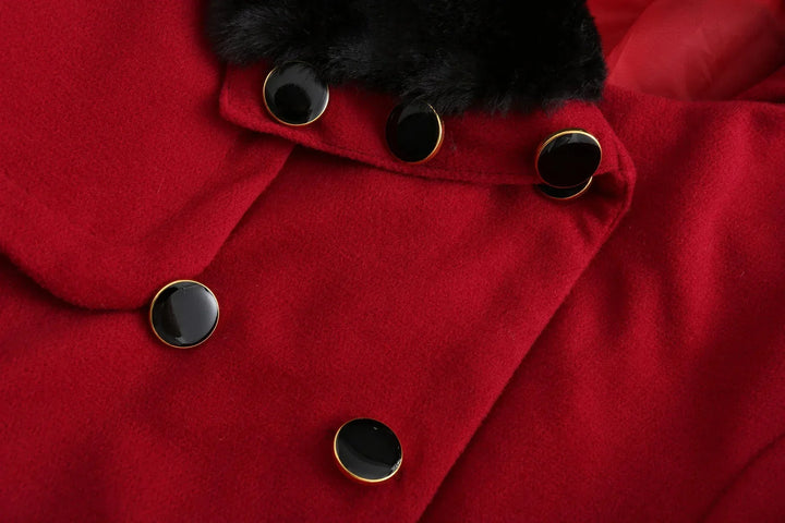 Double-Breasted Belted Winter Coat - Kristie