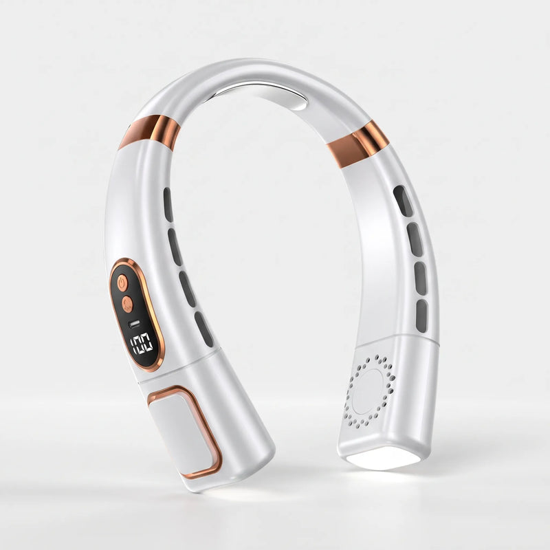 Draagbare Bladloze USB Nekventilator Voor Onderweg - Nexflow
