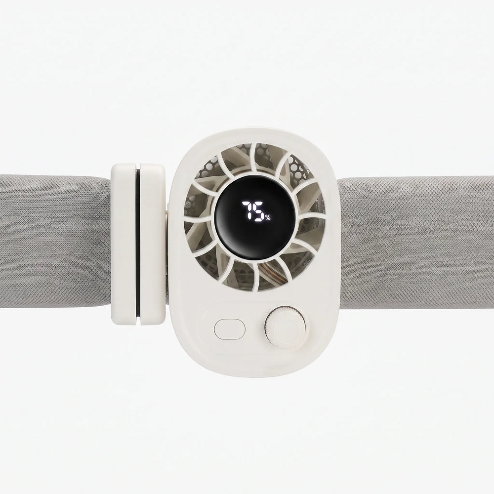 Draagbare Clipventilator Met Display - Aeroclip