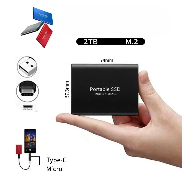 Portable SSD Drive - High Speed Compact Design 4