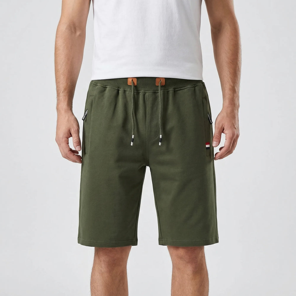 Drawstring Waist Casual Men's Shorts - Randy