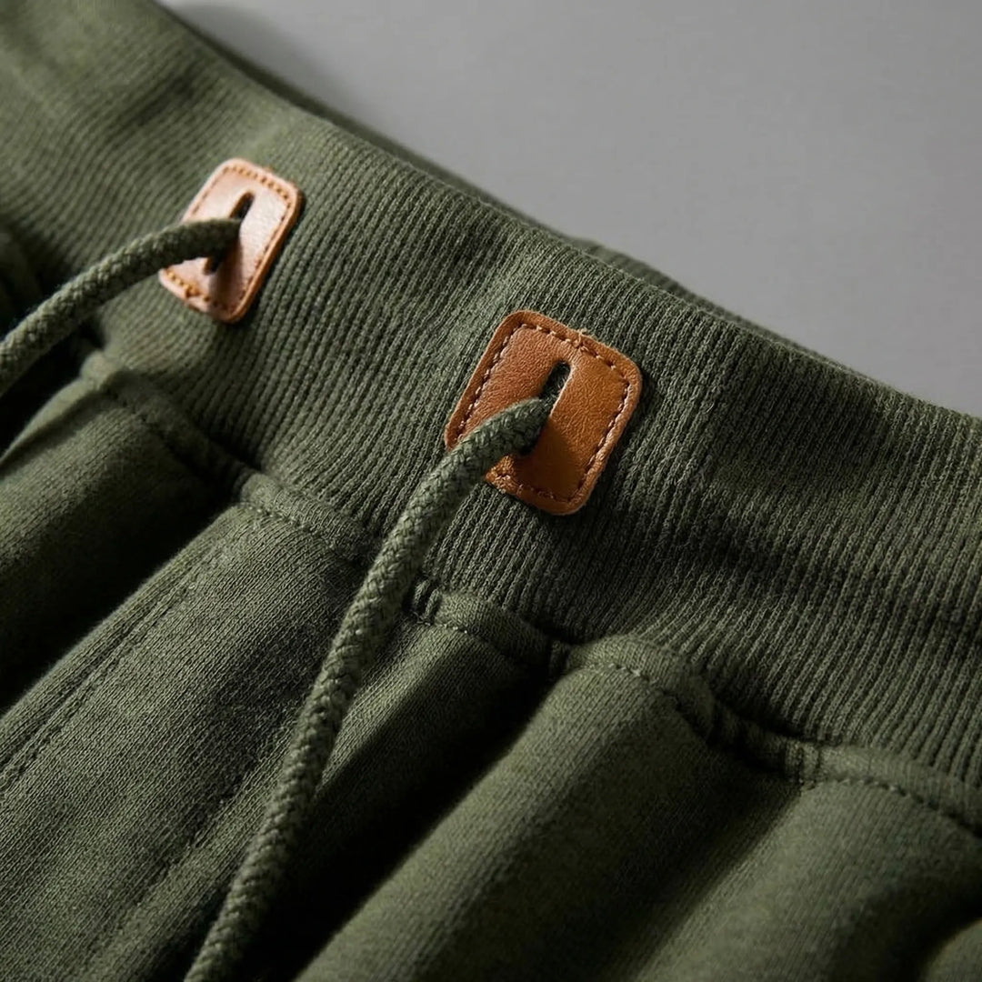 Drawstring Waist Casual Men's Shorts - Randy