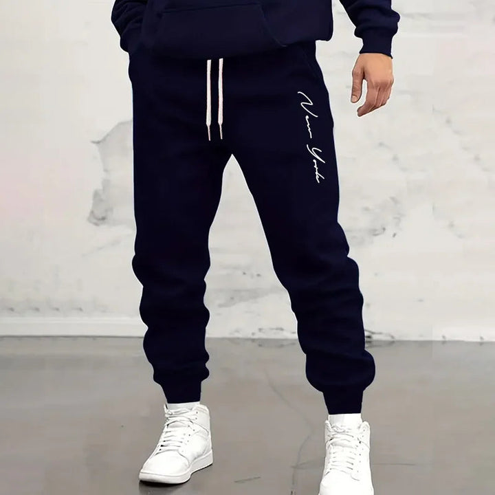 Drawstring Waist Jogger Trousers - Keith