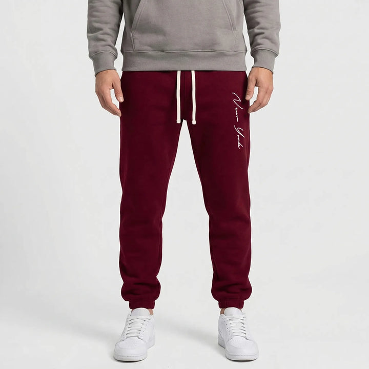 Drawstring Waist Jogger Trousers - Keith