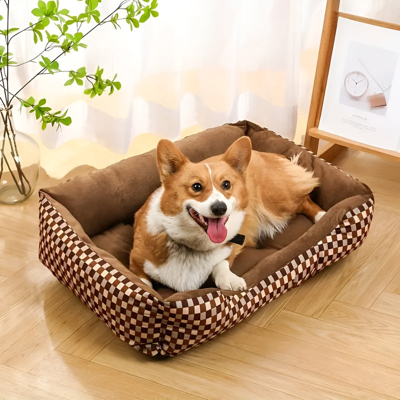 Luxe Orthopedisch Pluche Huisdierenbed - PlushNest