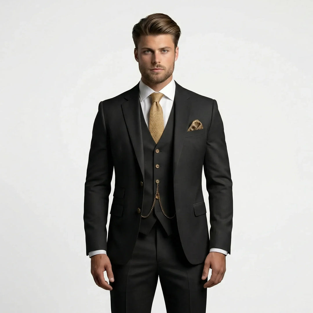 Dreiteiliger Slim Fit Anzug - Yannick