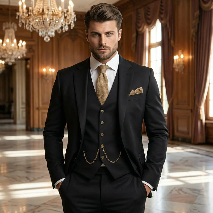 Dreiteiliger Slim Fit Anzug - Yannick
