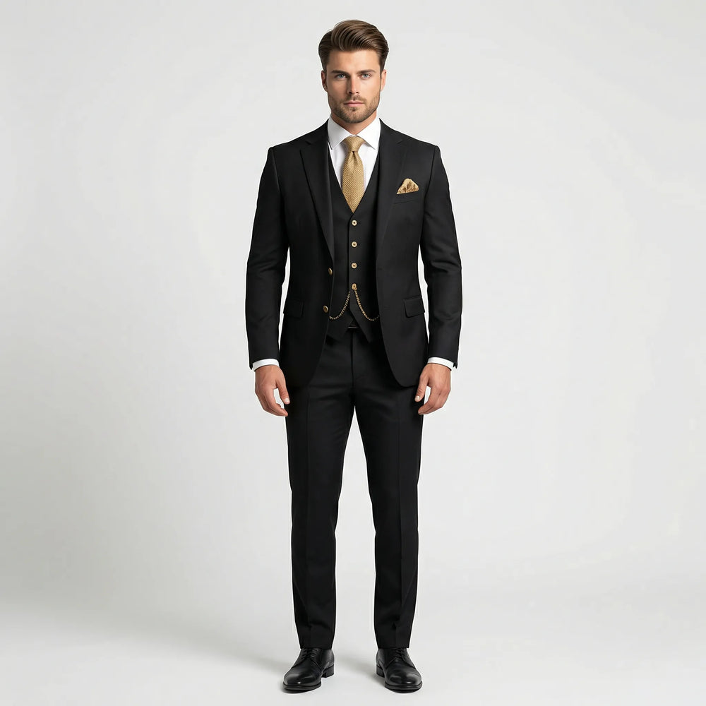 Dreiteiliger Slim Fit Anzug - Yannick