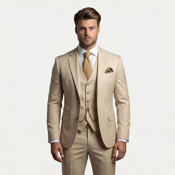 Dreiteiliger Slim Fit Anzug - Yannick