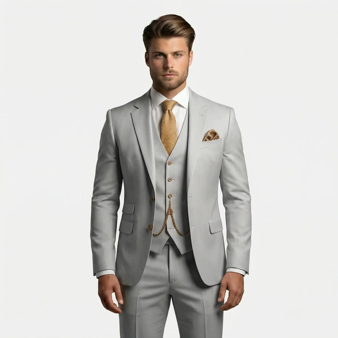 Dreiteiliger Slim Fit Anzug - Yannick
