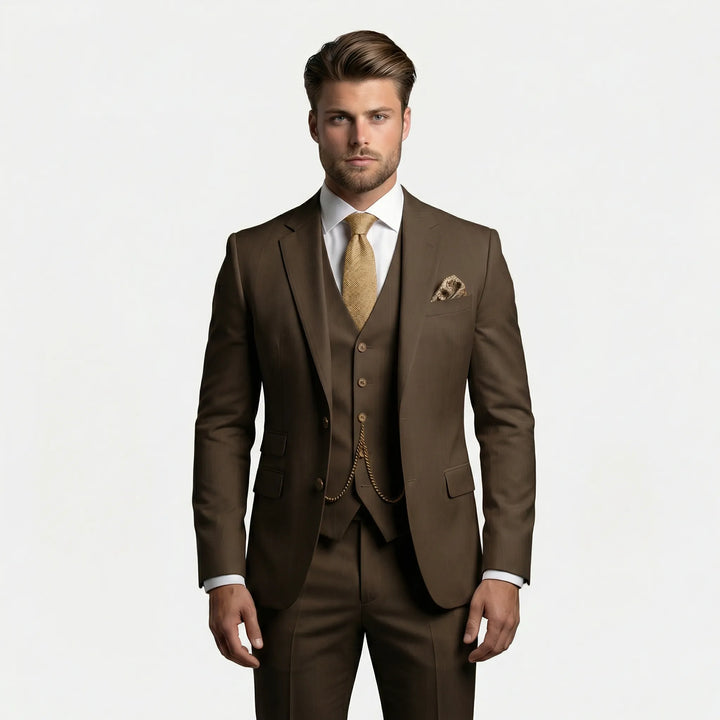 Dreiteiliger Slim Fit Anzug - Yannick