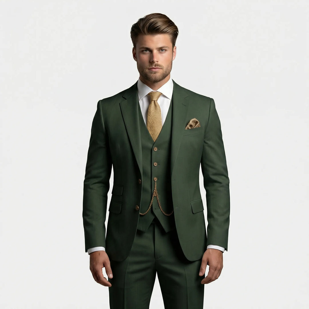 Dreiteiliger Slim Fit Anzug - Yannick