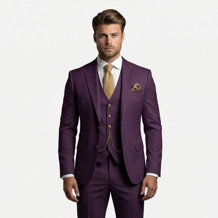 Dreiteiliger Slim Fit Anzug - Yannick