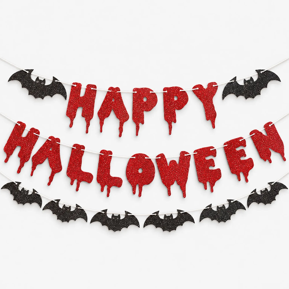 Drip-Font Halloween Bunting - Gouhlia