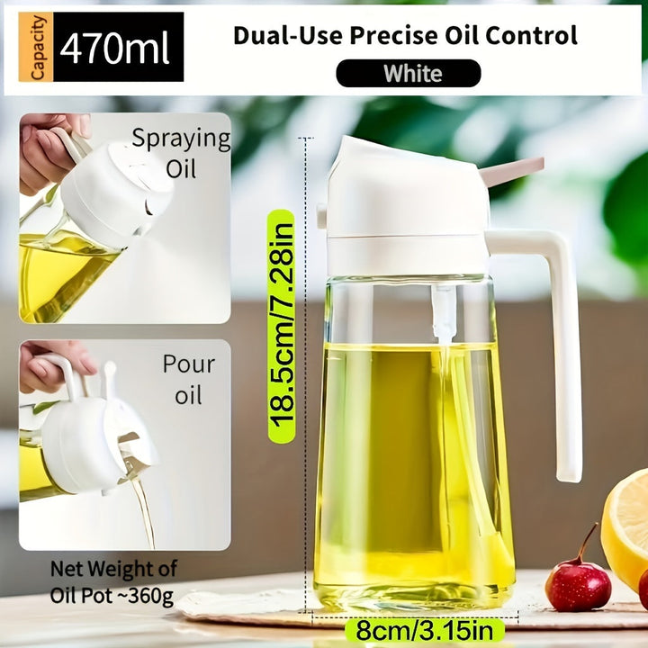 Dual-Function Kitchen Oil Spray Bottle - MistPour