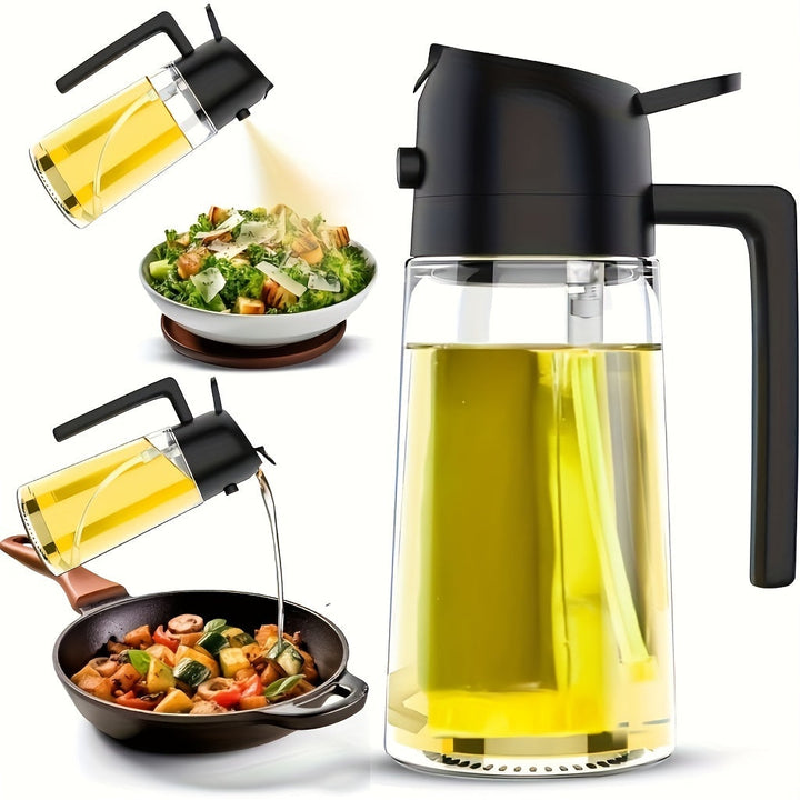 Dual-Function Kitchen Oil Spray Bottle - MistPour