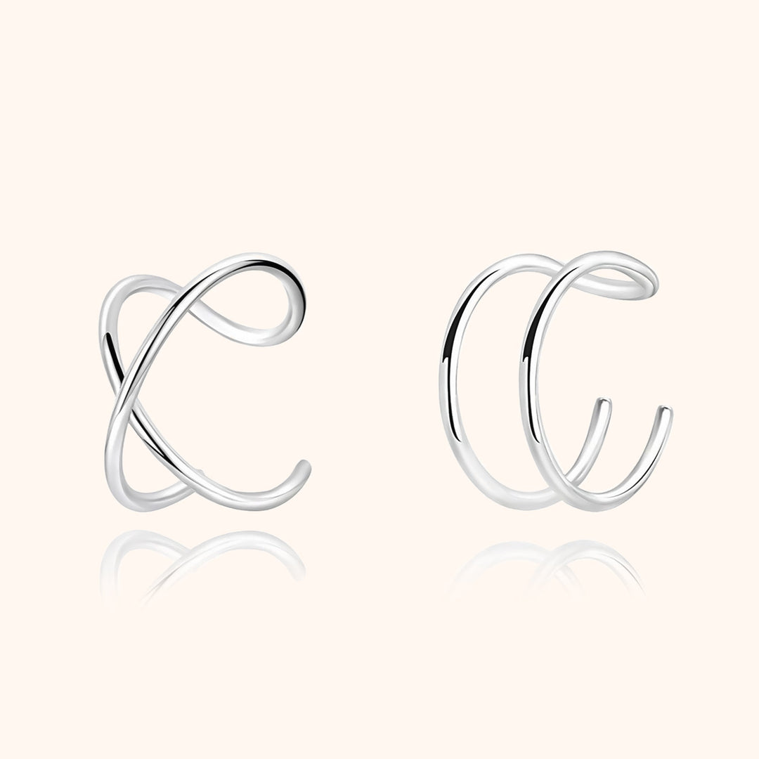 Modern U-Shaped Ear Clips - Nova
