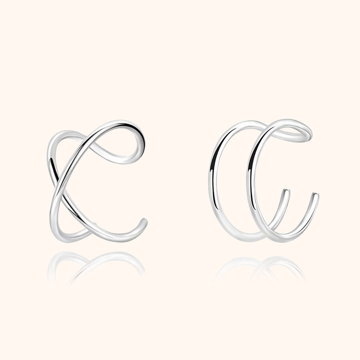 Modern U-Shaped Ear Clips - Nova