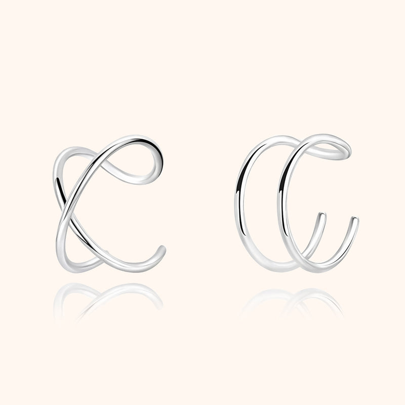 Modern U-Shaped Ear Clips - Nova