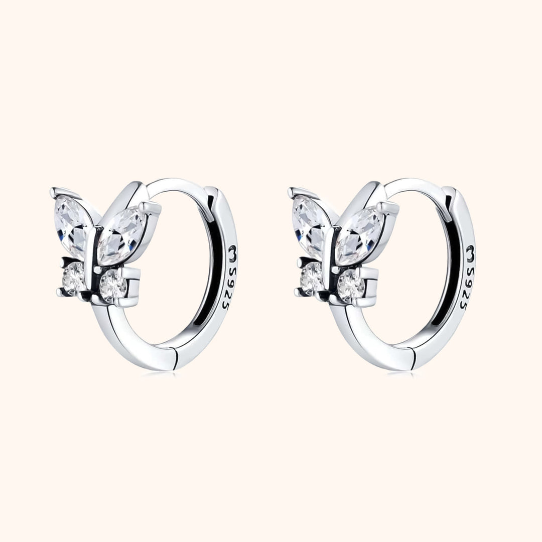 Crystal Butterfly Earrings - Auryn