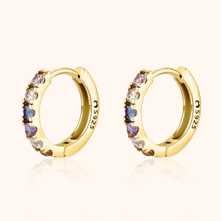 Colorful Zirconia Earrings - Aureline