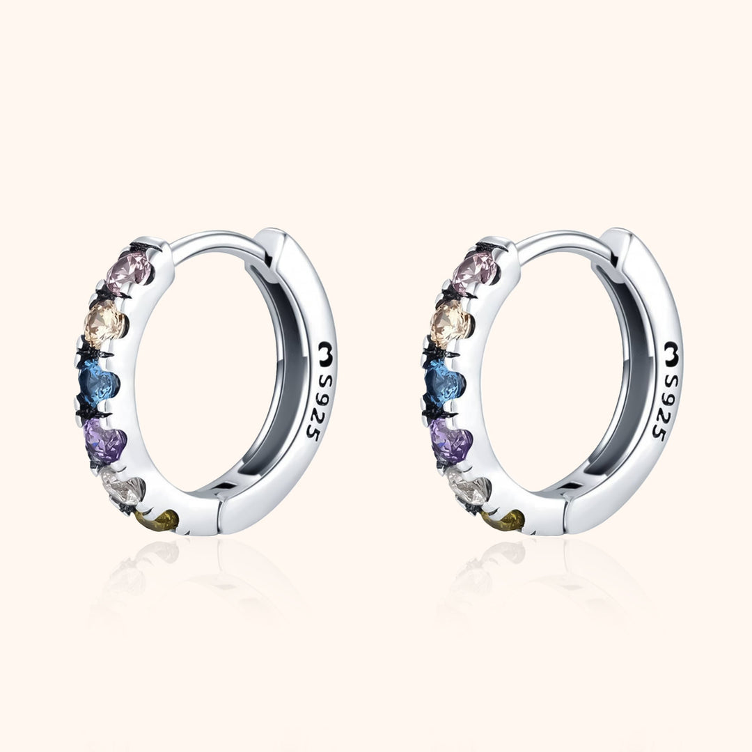 Colorful Zirconia Earrings - Aureline