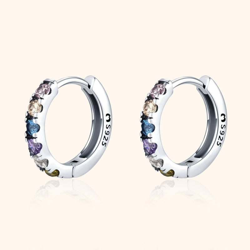 Colorful Zirconia Earrings - Aureline