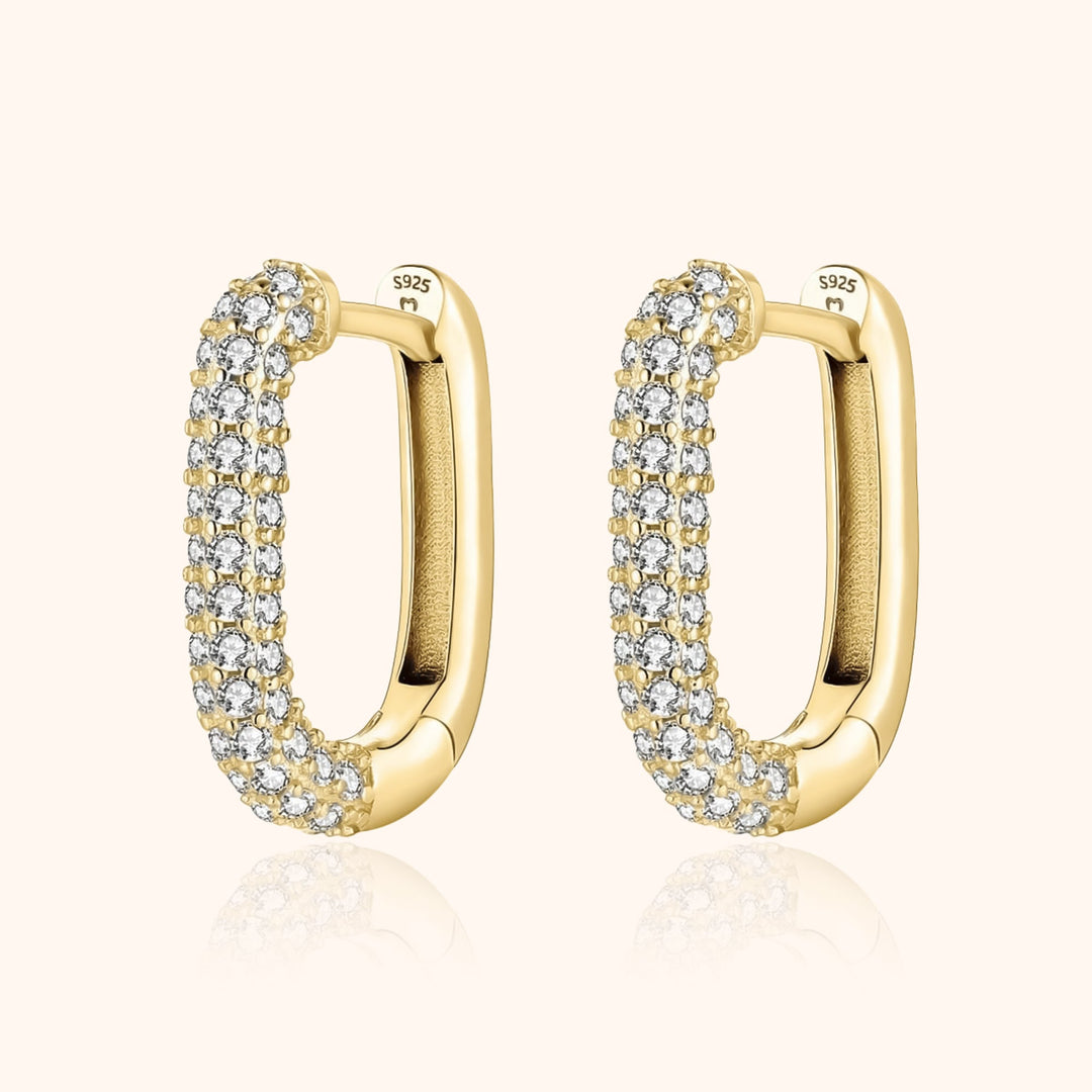 Radiant Hoop Earrings - Lucienne