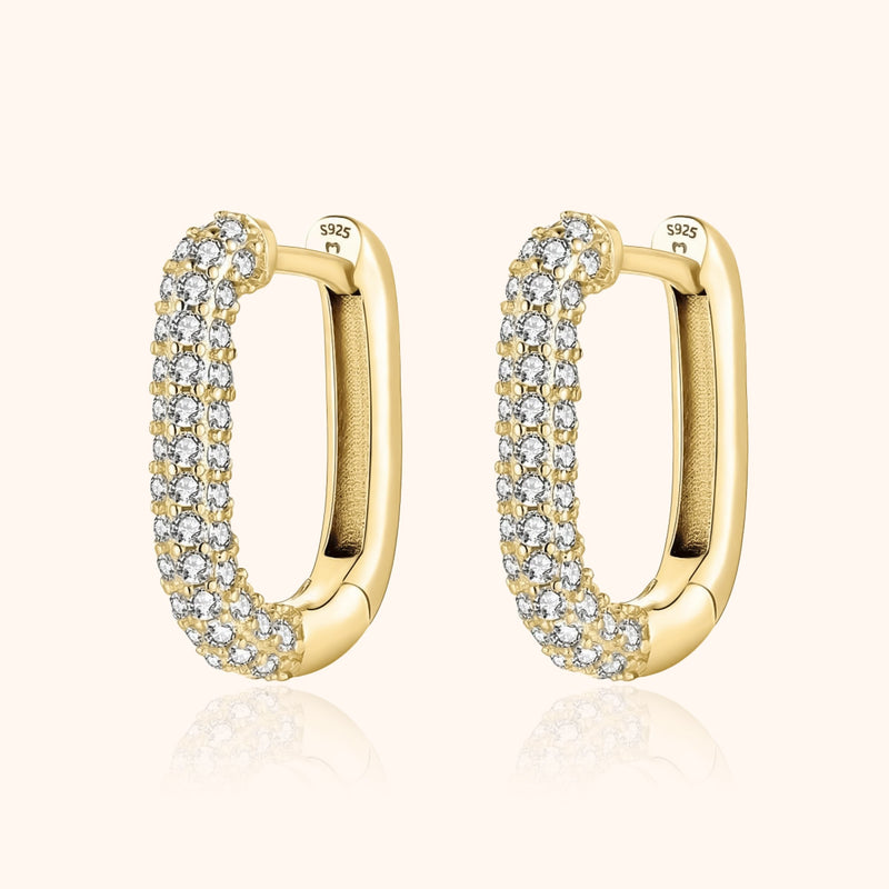 Radiant Hoop Earrings - Lucienne