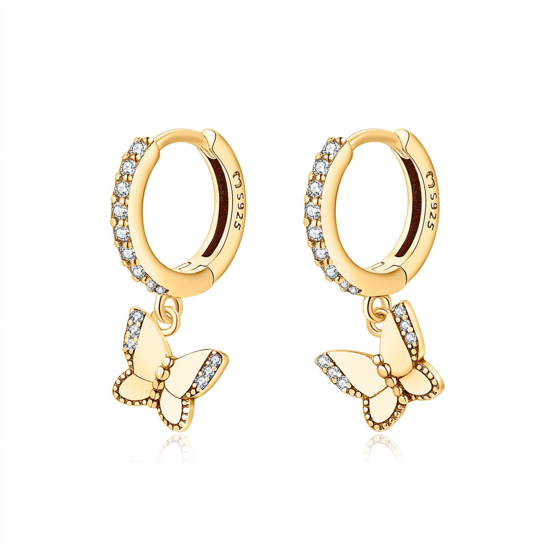 Radiant Butterfly Earrings - Lyrielle