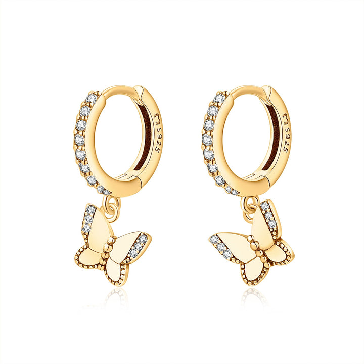 Radiant Butterfly Earrings - Lyrielle