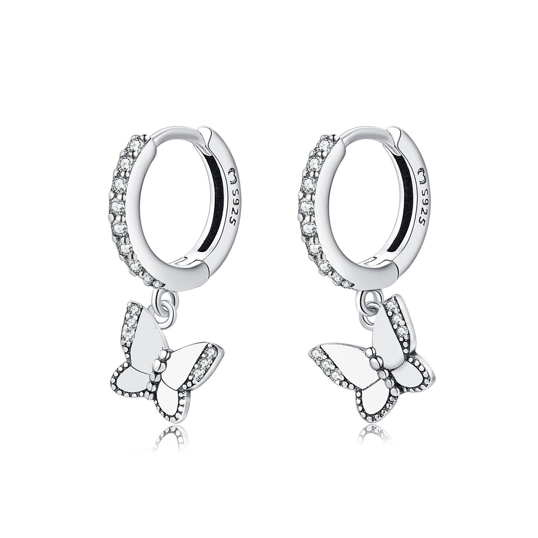 Radiant Butterfly Earrings - Lyrielle