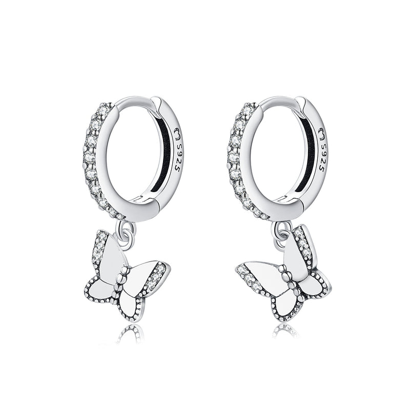 Radiant Butterfly Earrings - Lyrielle